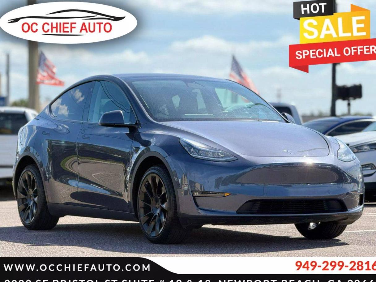 TESLA MODEL Y 2021 5YJYGDEE3MF243402 image